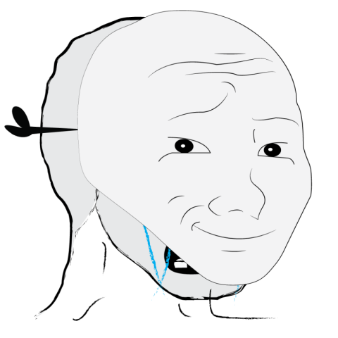 Crying wojak mask