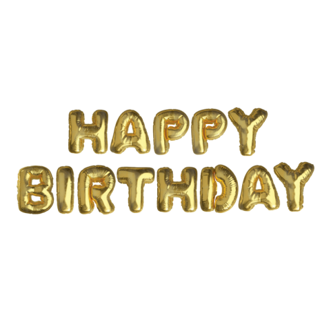 Happy birthday png text