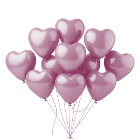 Heart shape balloon png