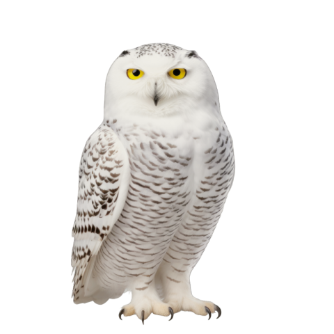 Black and white owl png download