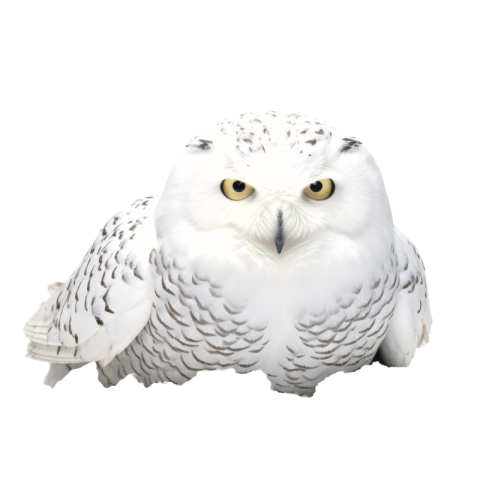 Owl clipart black and white realistic