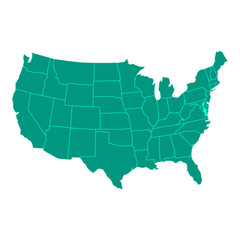 Transparent usa map png