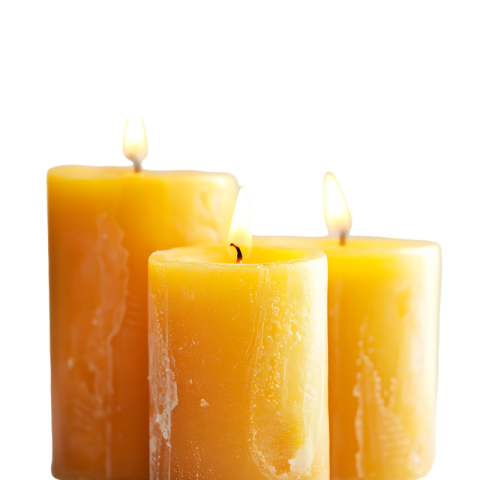 Yellow candle png