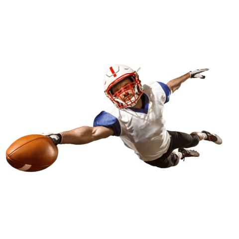 American football player png