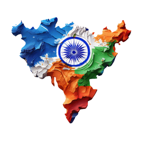 India map flag png