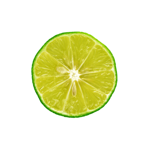 Green lemon slice png