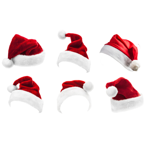 Cartoon santa hat png