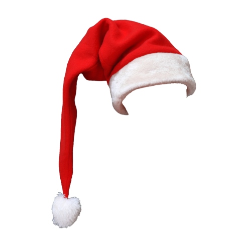 Transparent background santa hat png