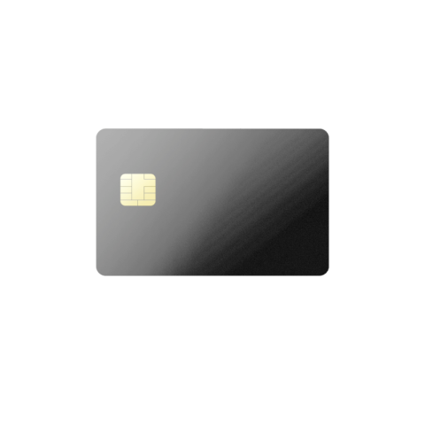 Blank credit card image