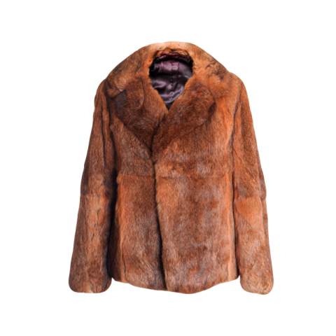 Transparent fur coat png