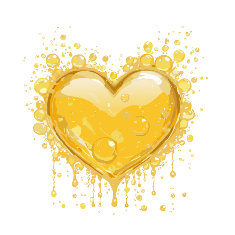 Oil heart png Image