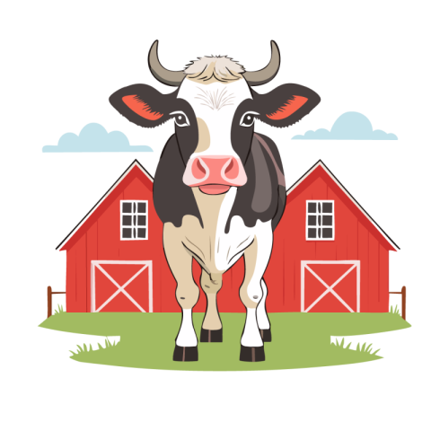 Cow vector png