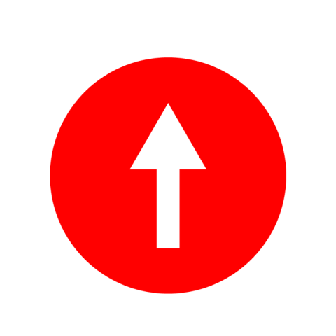 Red Circle With Arrow Meme Png Transparent