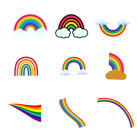 Rainbow png transparent