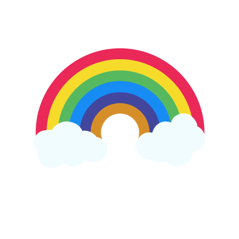 Rainbow png transparent background