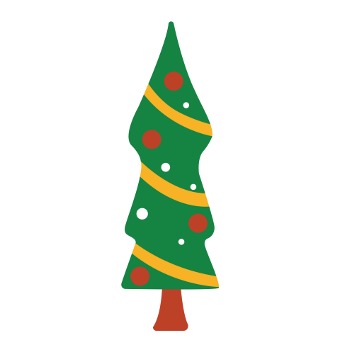 Christmas tree png cartoon