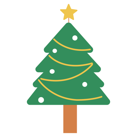 Christmas tree png vector free download