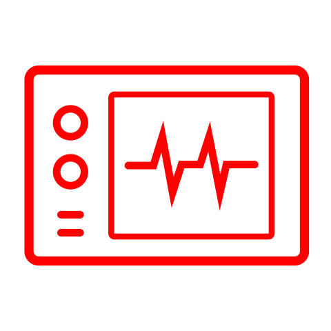 Ekg monitor vector image download